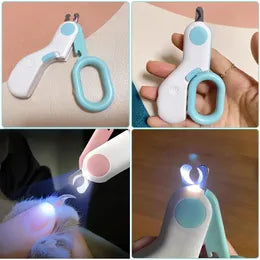 LED Illuminating Mini Pet Nail Trimmer in ABS Design