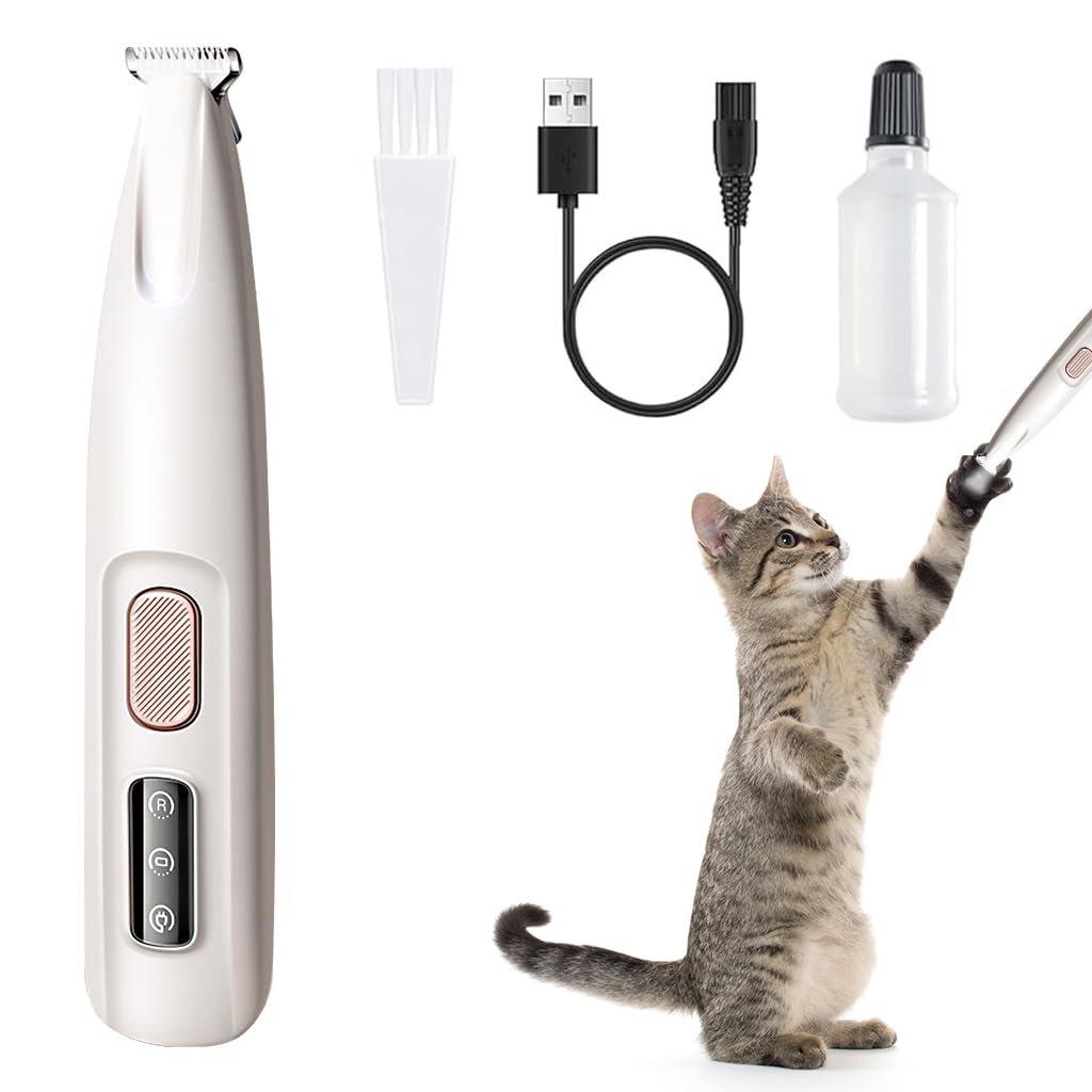 LED Waterproof Dog Paw Trimmer