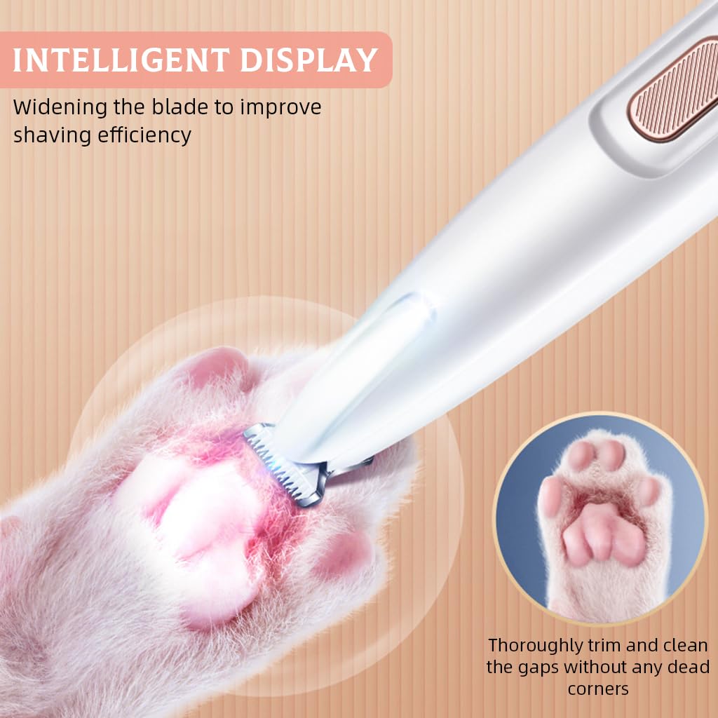 LED Waterproof Dog Paw Trimmer