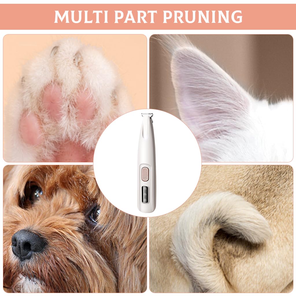 LED Waterproof Dog Paw Trimmer