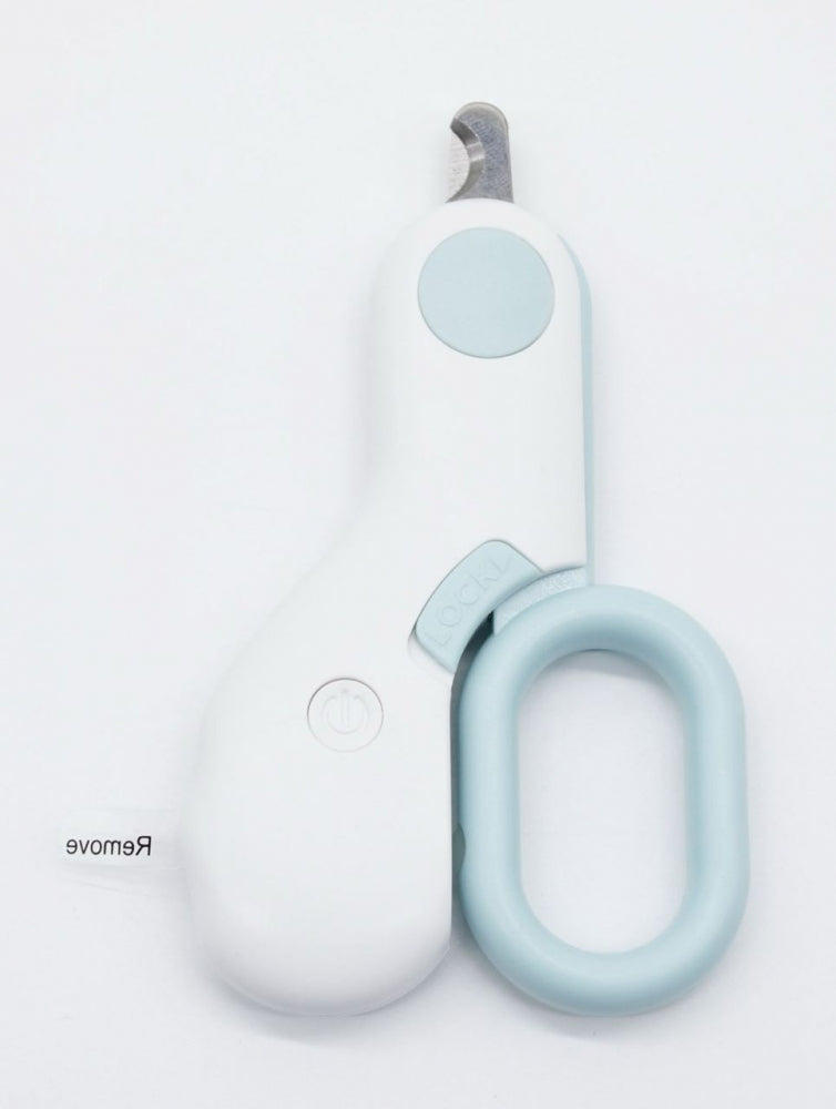 LED Illuminating Mini Pet Nail Trimmer in ABS Design